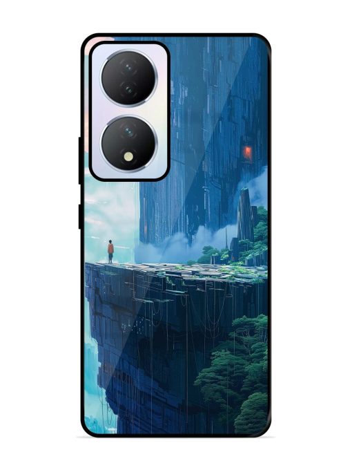 Solitude In The Sky Glossy Soft Edge Case for Vivo Y100A (5G) Chachhi