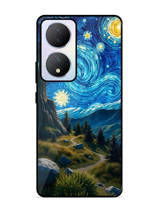 Starry Night In The Shire Glossy Soft Edge Case for Vivo Y100A (5G) Chachhi