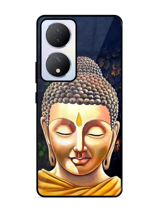 Buddha Face Glossy Soft Edge Case for Vivo Y100A (5G) Chachhi