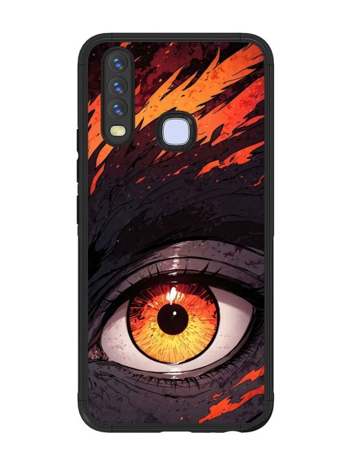 Inferno Gaze Glossy Soft Edge Case for Vivo Y12 Chachhi