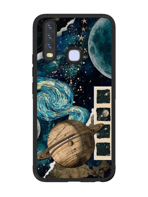 Celestial Tapestry Glossy Soft Edge Case for Vivo Y12 Chachhi