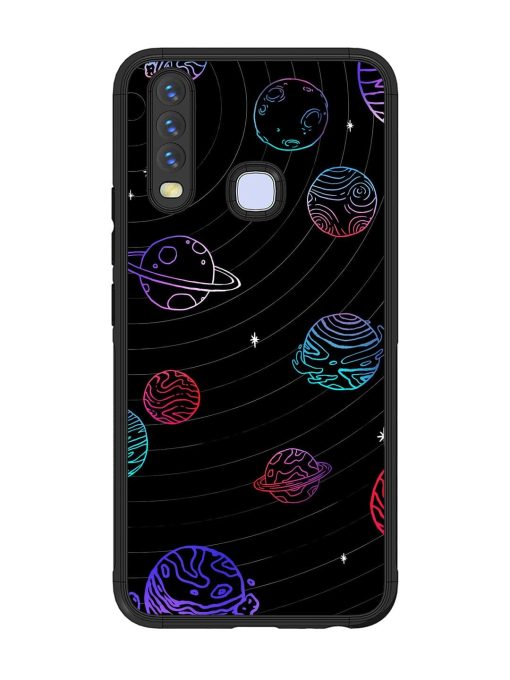 Cosmic Ballet Glossy Soft Edge Case for Vivo Y12 Chachhi