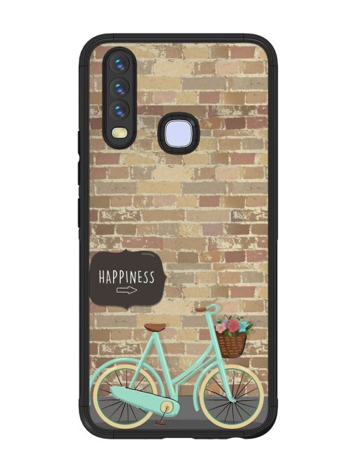 Pedaling Towards Happiness Glossy Soft Edge Case for Vivo Y12 Chachhi