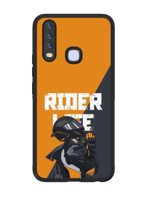 Ride Never Ends Glossy Soft Edge Case for Vivo Y12 Chachhi