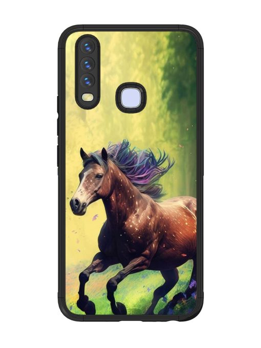 Enchanted Gallop Glossy Soft Edge Case for Vivo Y12 Chachhi