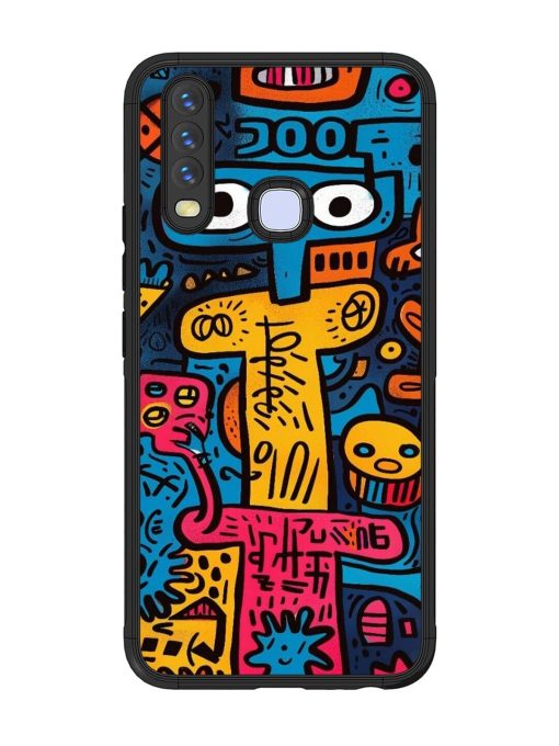 Doodletopia Glossy Soft Edge Case for Vivo Y12 Chachhi