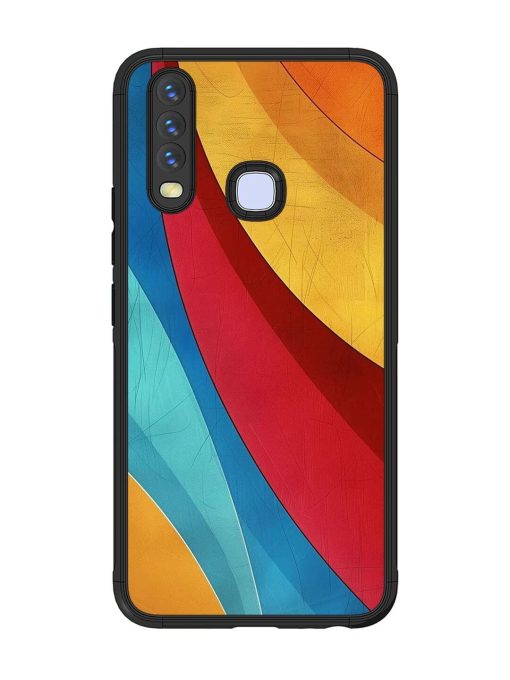 Curving Canvas Glossy Soft Edge Case for Vivo Y12 Chachhi