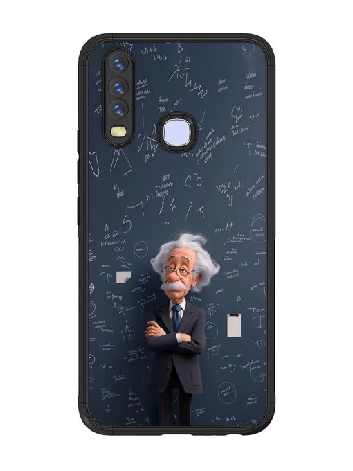 Albert Einstein Glossy Soft Edge Case for Vivo Y12 Chachhi