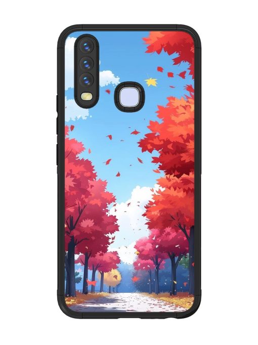 Autumn'S Embrace Glossy Soft Edge Case for Vivo Y12 Chachhi