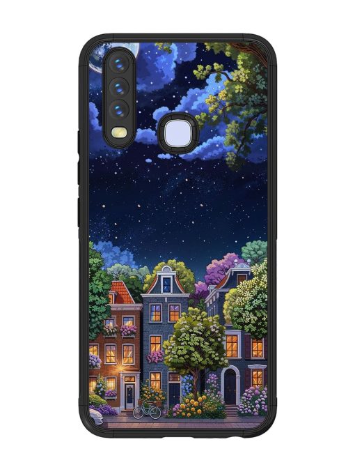 Moonlit Streets Glossy Soft Edge Case for Vivo Y12