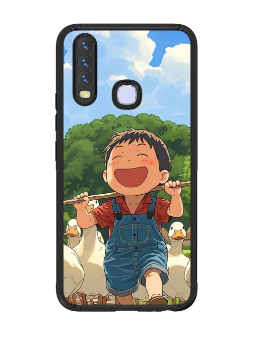 Duck Parade Glossy Soft Edge Case for Vivo Y12 Chachhi