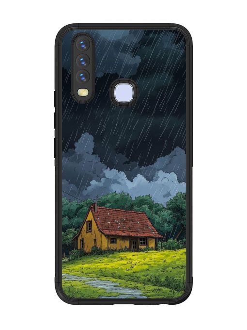 Rainy Day Retreat Glossy Soft Edge Case for Vivo Y12 Chachhi