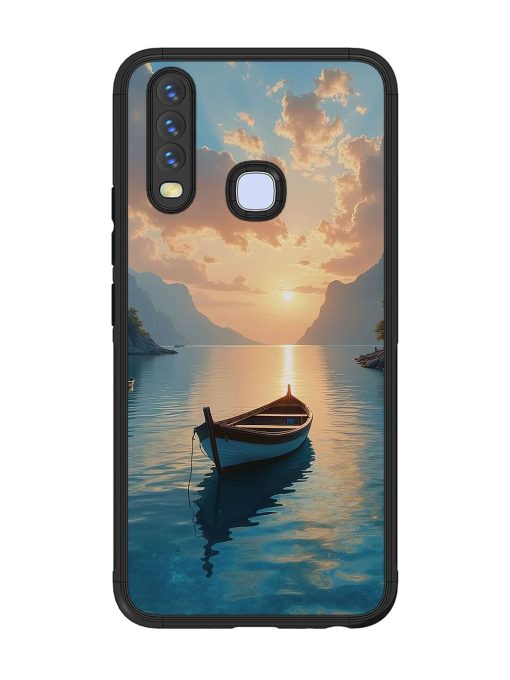 Serene Sunset Glossy Soft Edge Case for Vivo Y12 Chachhi