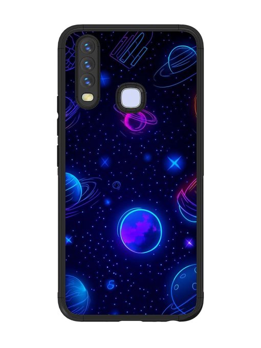 Neon Cosmos Glossy Soft Edge Case for Vivo Y12 Chachhi