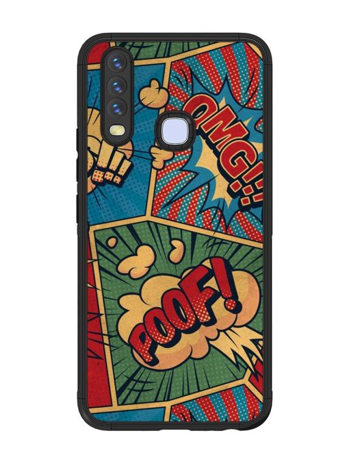 Comic Book Chaos Glossy Soft Edge Case for Vivo Y12 Chachhi