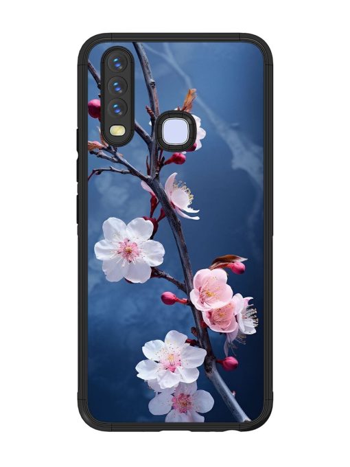 Delicate Blossoms Glossy Soft Edge Case for Vivo Y12 Chachhi