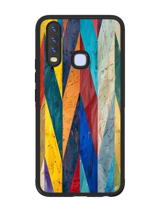 Abstract Tapestry Glossy Soft Edge Case for Vivo Y12 Chachhi