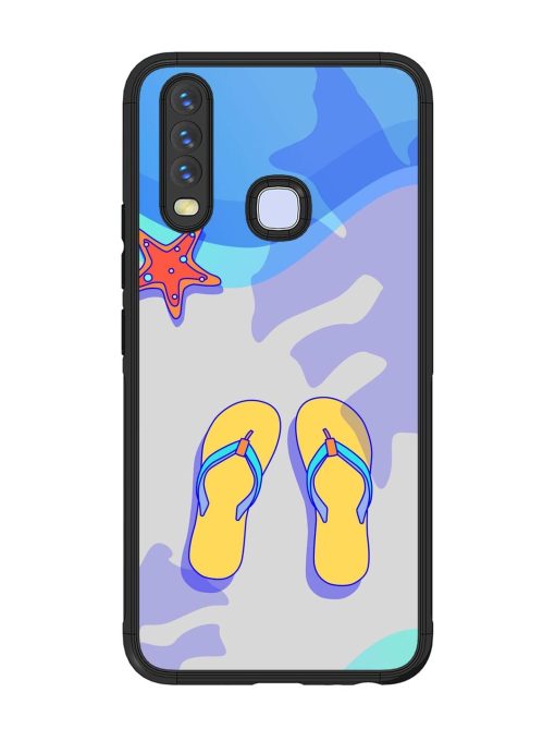 Sandy Toes And Salty Seas Glossy Soft Edge Case for Vivo Y12 Chachhi