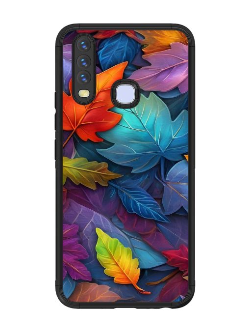 Autumn'S Embrace Glossy Soft Edge Case for Vivo Y12