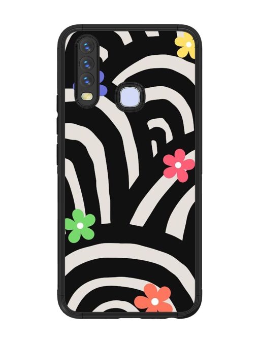 Rainbow Arcs Glossy Soft Edge Case for Vivo Y12 Chachhi