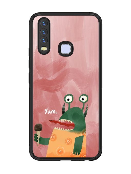 Hungry Monster Glossy Soft Edge Case for Vivo Y12