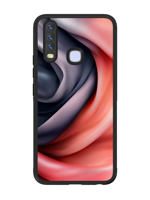 Swirling Silk Glossy Soft Edge Case for Vivo Y12 Chachhi