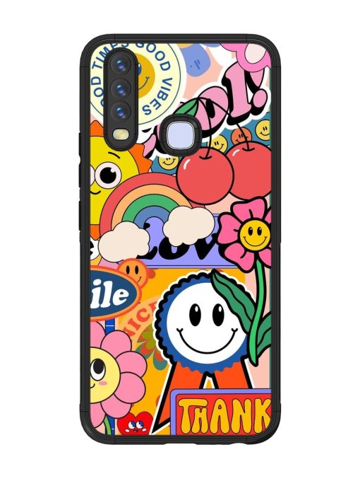 Good Times Good Vibes Glossy Soft Edge Case for Vivo Y12 Chachhi