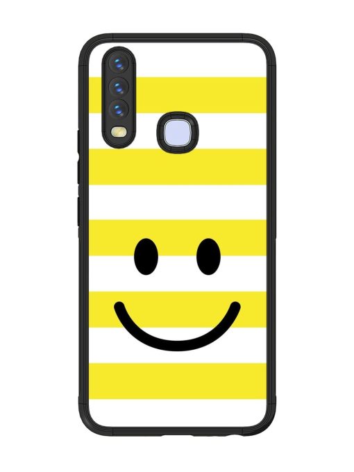 Smiling Stripes Glossy Soft Edge Case for Vivo Y12