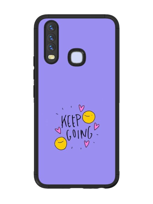 Smiling Through It All Glossy Soft Edge Case for Vivo Y12 Chachhi