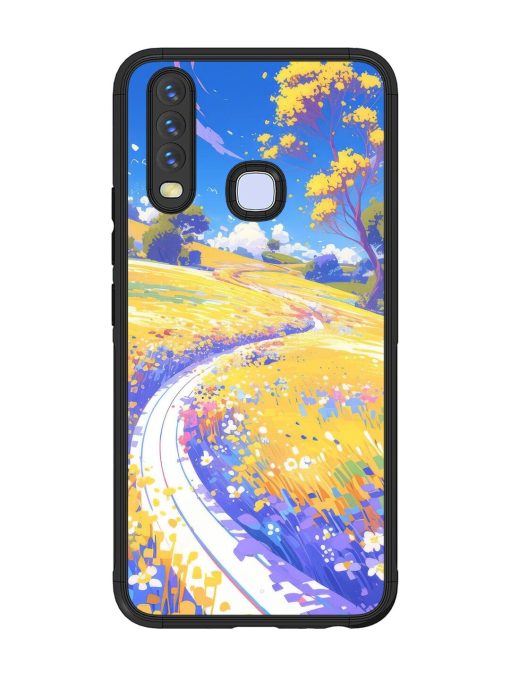 Vibrant Spring Meadow Glossy Soft Edge Case for Vivo Y12 Chachhi