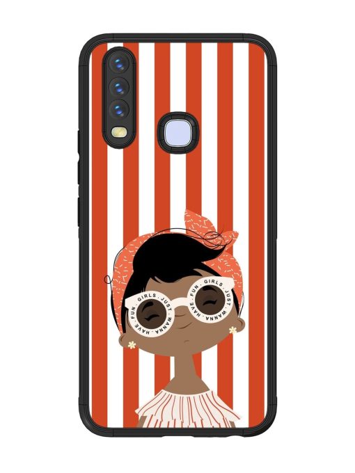 Girls Just Wanna Have Fun Glossy Soft Edge Case for Vivo Y12