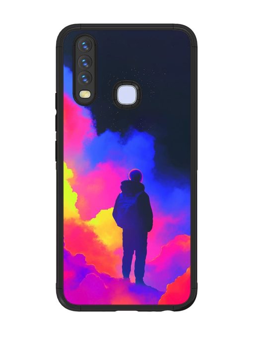 Cosmic Wanderer Glossy Soft Edge Case for Vivo Y12 Chachhi