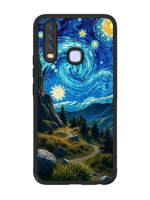 Starry Night In The Shire Glossy Soft Edge Case for Vivo Y12 Chachhi