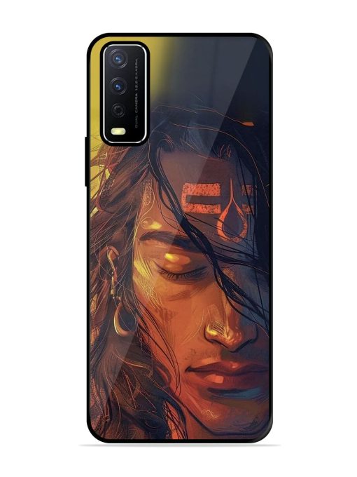 Tranquil Shiva Glossy Soft Edge Case for Vivo Y12S Chachhi