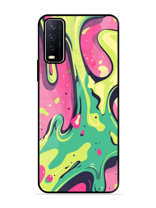 Gooey Grooves Glossy Soft Edge Case for Vivo Y12S Chachhi