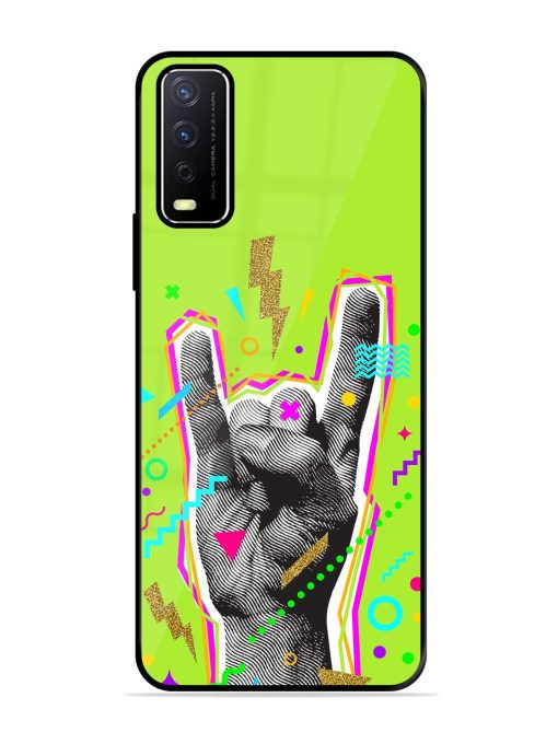 Neon Rock Glossy Soft Edge Case for Vivo Y12S Chachhi