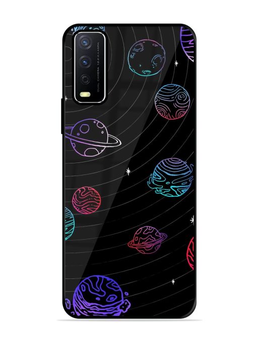 Cosmic Ballet Glossy Soft Edge Case for Vivo Y12S Chachhi