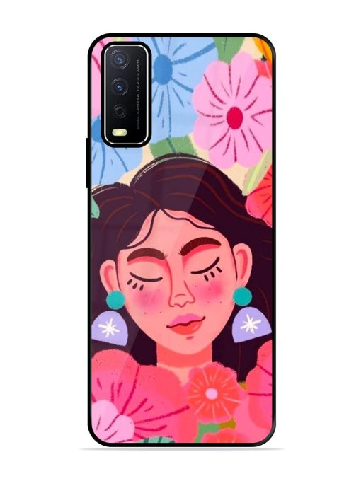 Blooming Serenity Glossy Soft Edge Case for Vivo Y12S Chachhi