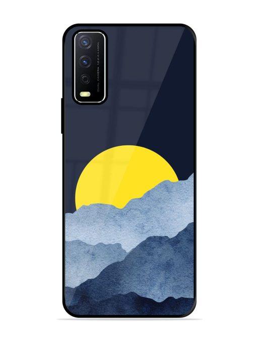 Golden Hour Horizon Glossy Soft Edge Case for Vivo Y12S Chachhi