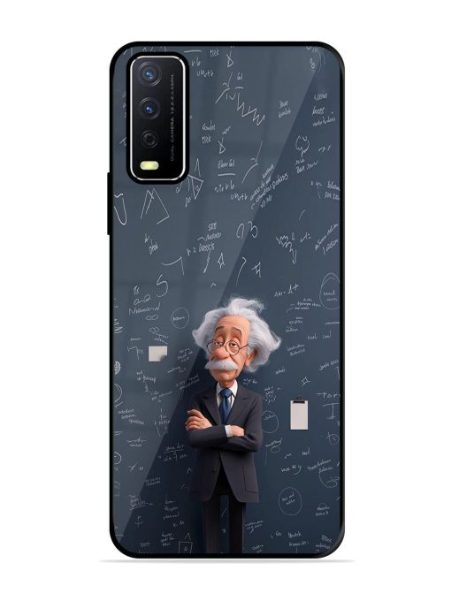 Albert Einstein Glossy Soft Edge Case for Vivo Y12S Chachhi