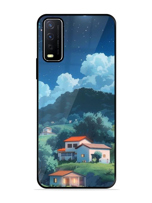 Peaceful Nightscape Glossy Soft Edge Case for Vivo Y12S Chachhi