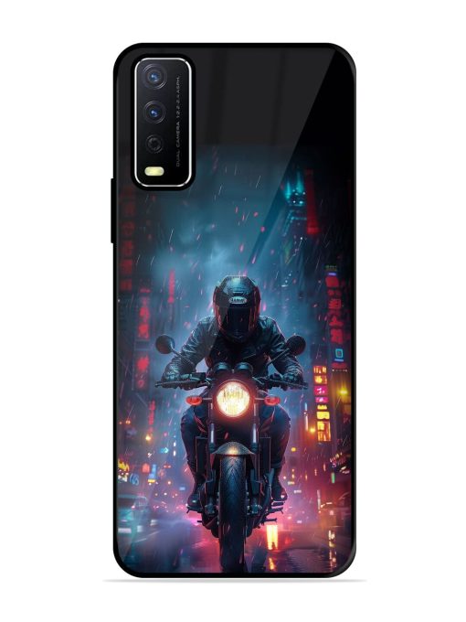 Neon Nights Glossy Soft Edge Case for Vivo Y12S Chachhi