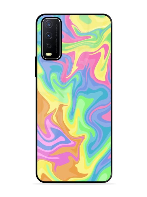 Whimsical Swirl Glossy Soft Edge Case for Vivo Y12S Chachhi