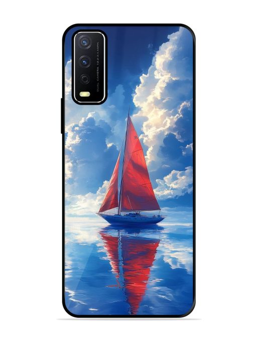 Crimson Sails Glossy Soft Edge Case for Vivo Y12S Chachhi