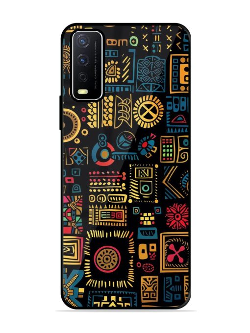 Tribal Tapestry Glossy Soft Edge Case for Vivo Y12S Chachhi