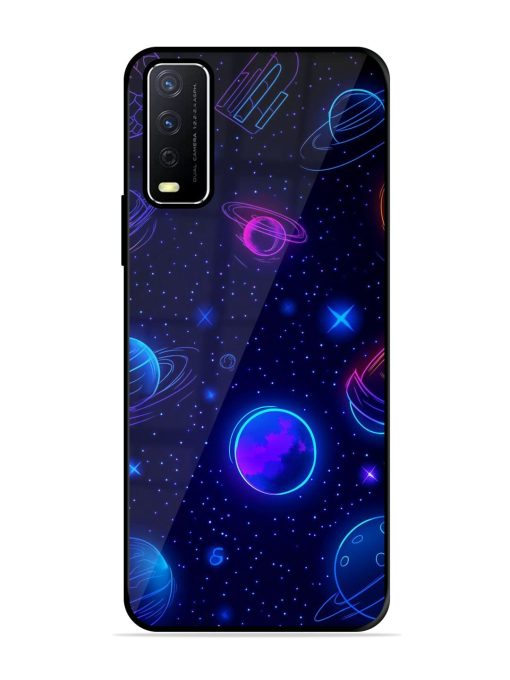 Neon Cosmos Glossy Soft Edge Case for Vivo Y12S Chachhi