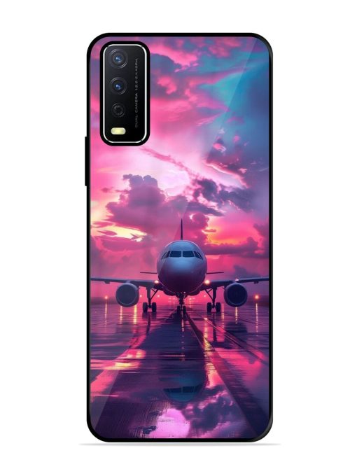 Neon Runway Glossy Soft Edge Case for Vivo Y12S Chachhi