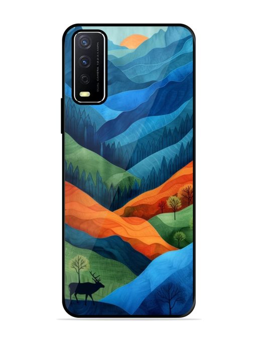 Layers Of The Land Glossy Soft Edge Case for Vivo Y12S Chachhi