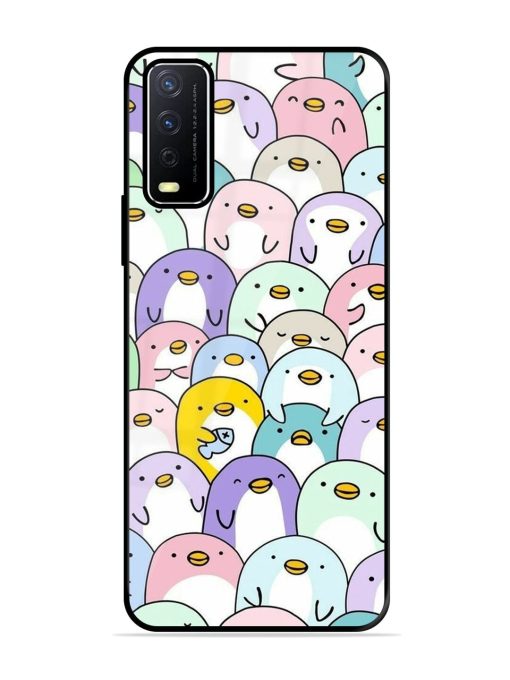 Penguin Party Glossy Soft Edge Case for Vivo Y12S Chachhi