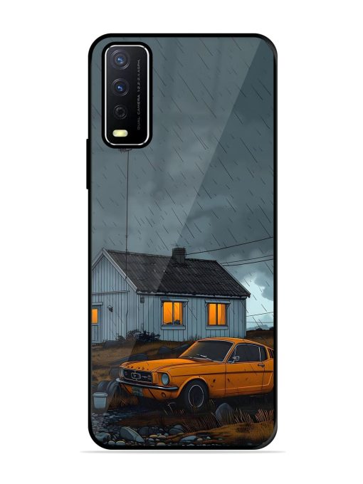 Rainy Day Retreat Glossy Soft Edge Case for Vivo Y12S Chachhi